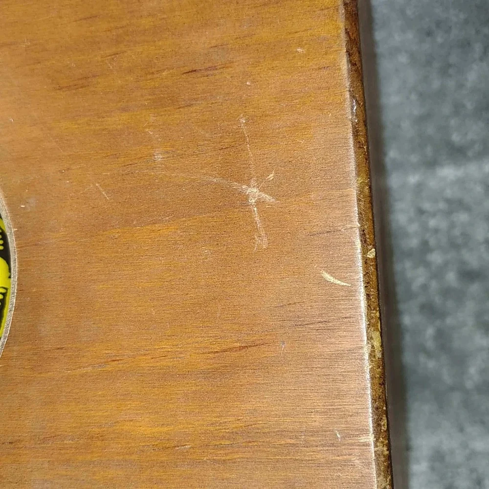 Vintage Wooden Bread Box With Window Front Made With Tender Loving Care
